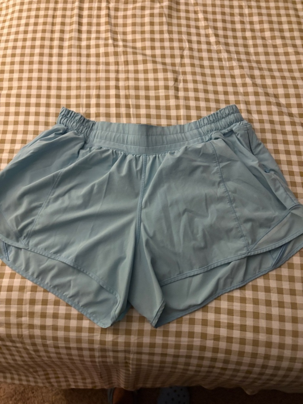 lululemon athletica Light Blue Run Short